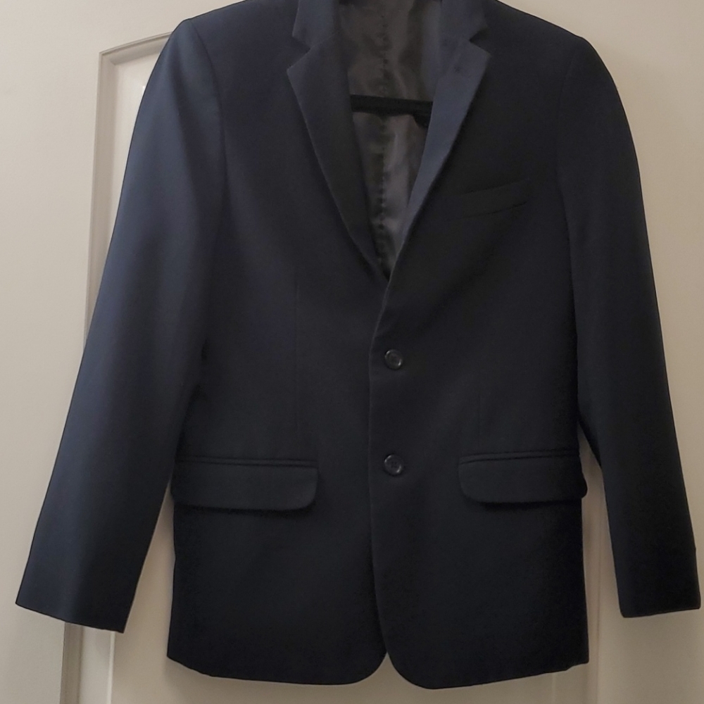 Boys Calvin Klein navy blue suit blazer